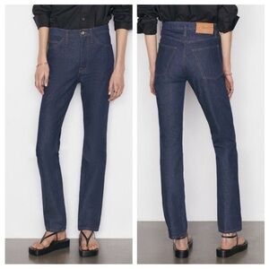 Frame Le Italien True Straight High Rise Rinse Jeans Size 27